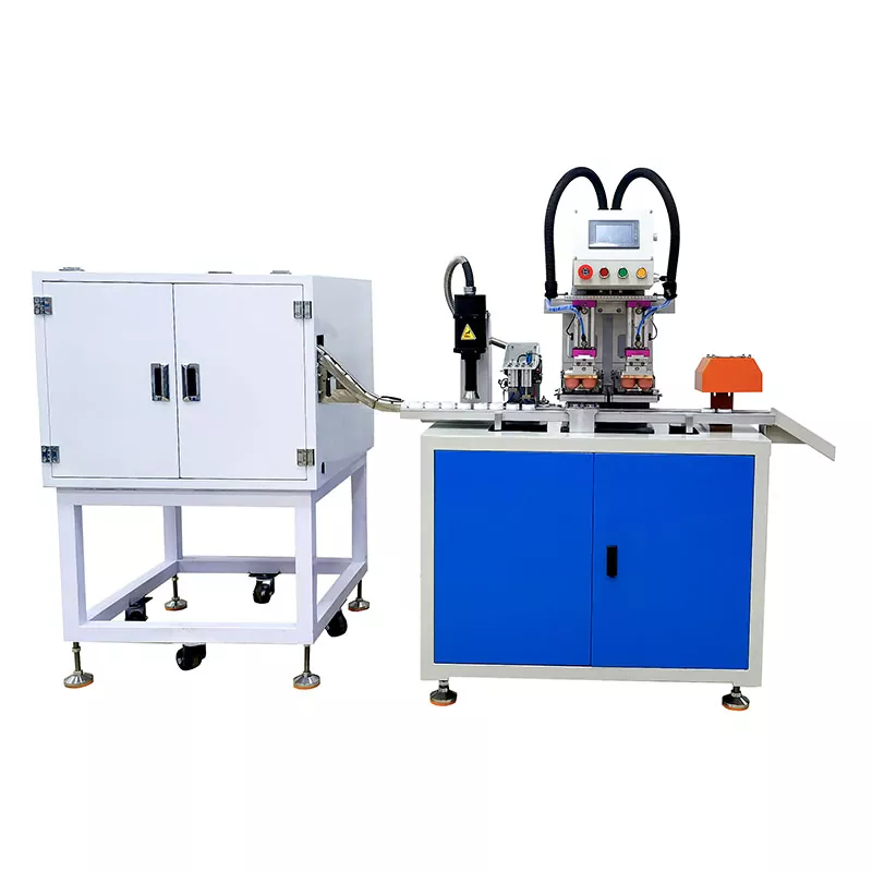 2 spalvų butelių kamštelių tamponinis spausdintuvas su plazminiu apdorojimu