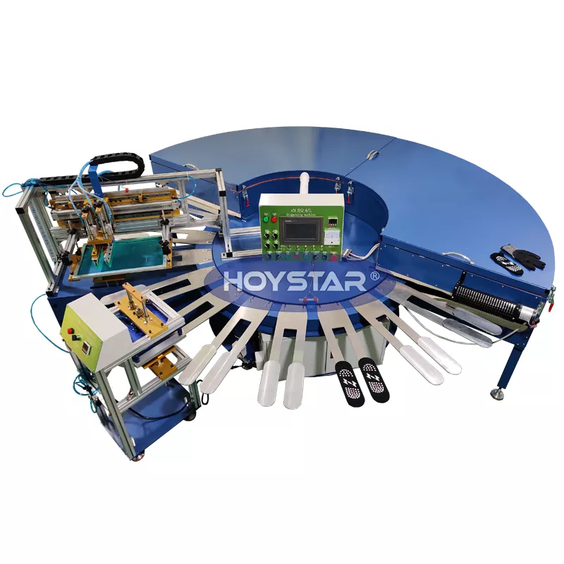 Neslystančios kojinės šilkografijos mašina